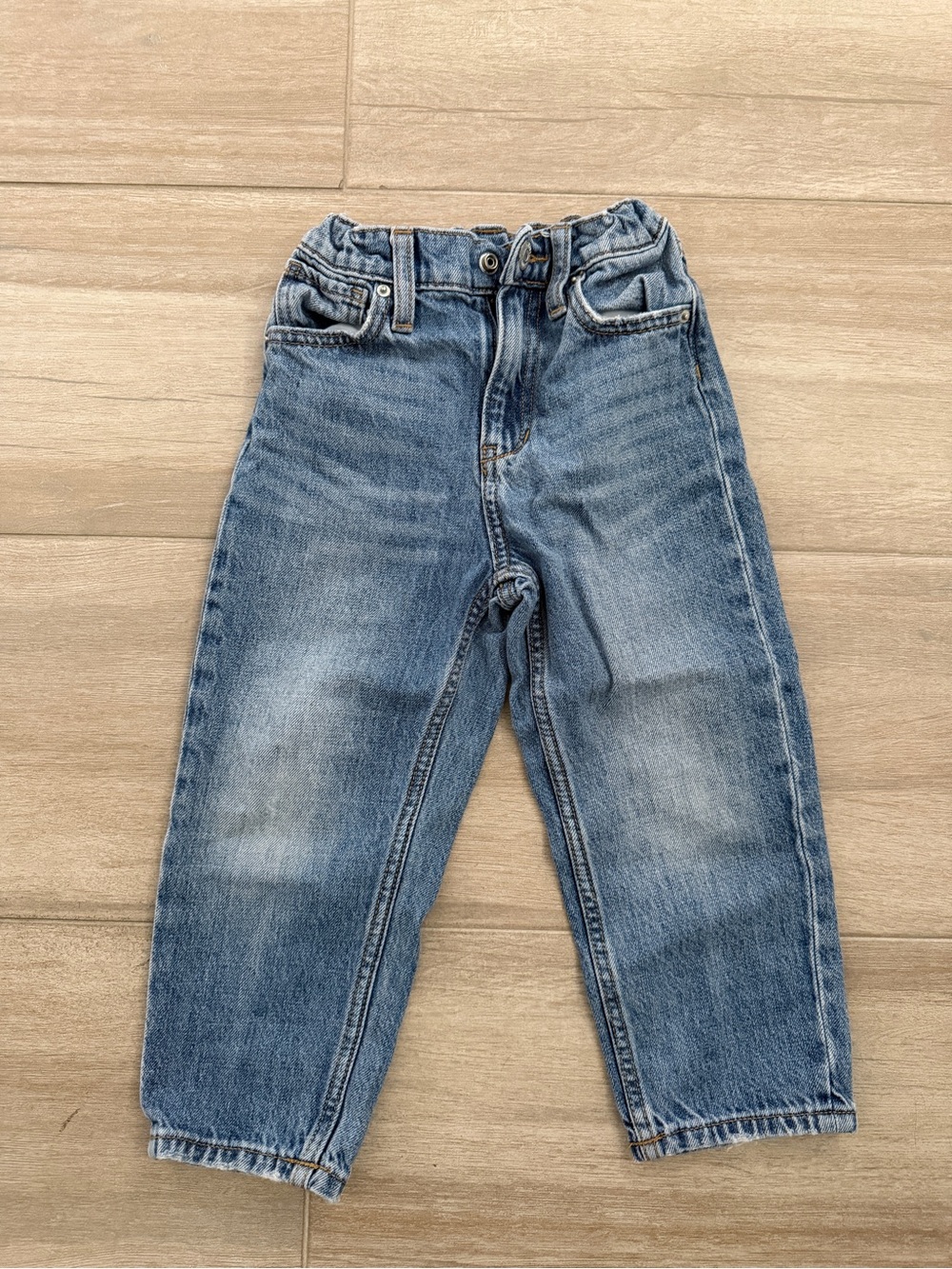 Old Navy Light Blue Kids Denim Jeans - Casual Stretch Waist